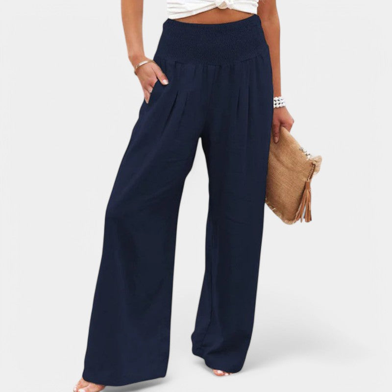 Frédérique | Pantalons élégants plissés pour femmes