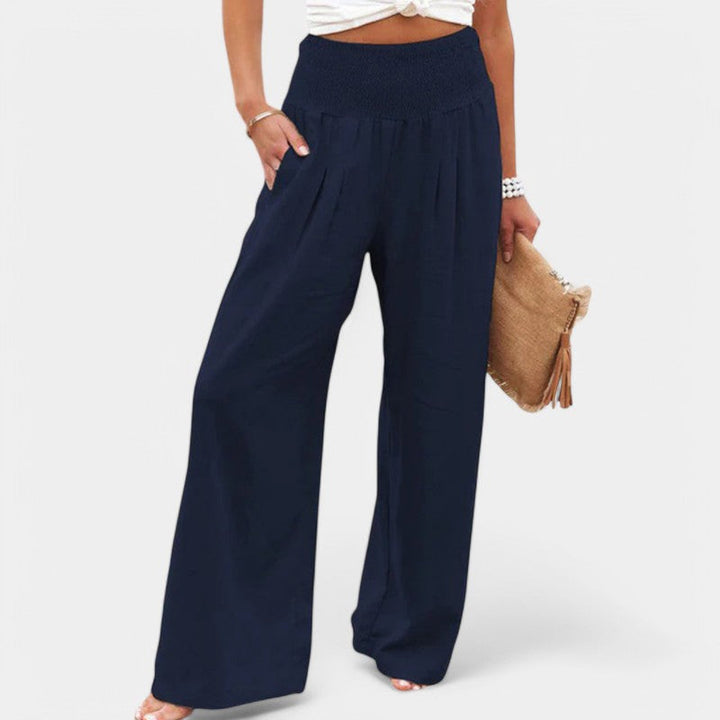 Frédérique | Pantalons élégants plissés pour femmes