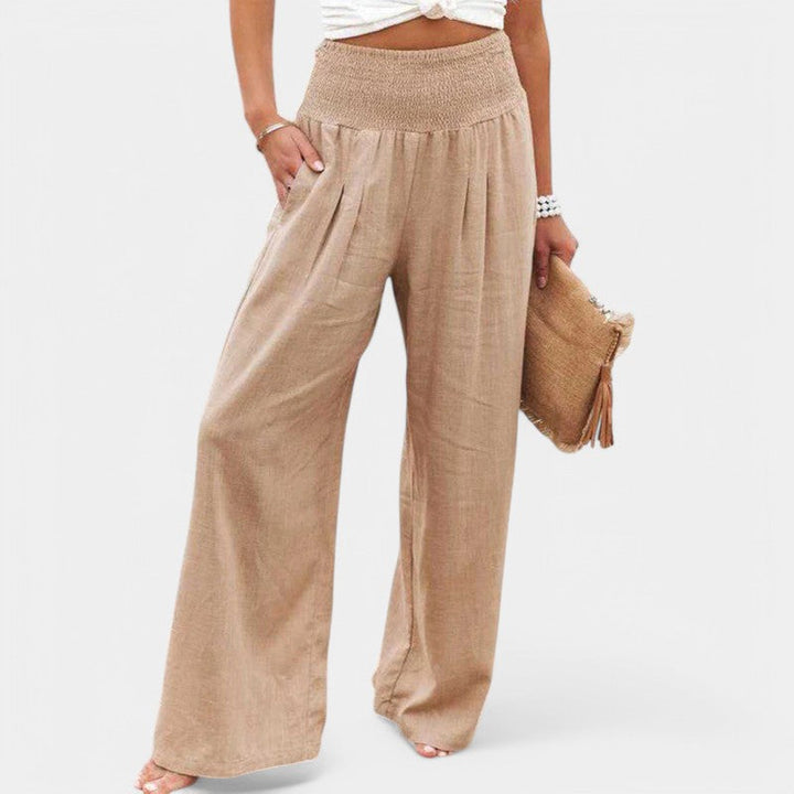 Frédérique | Pantalons élégants plissés pour femmes