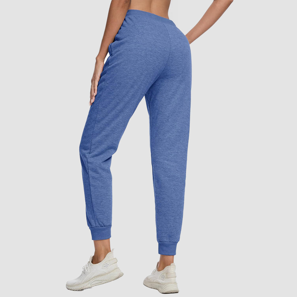 Jogging Femme Doublure Sherpa Taille À Cordon Et Chevilles Élastiquées