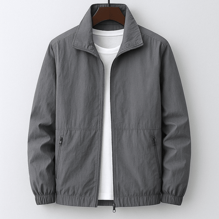 Veste Cargo Militaire Homme en Coton à Col Montant