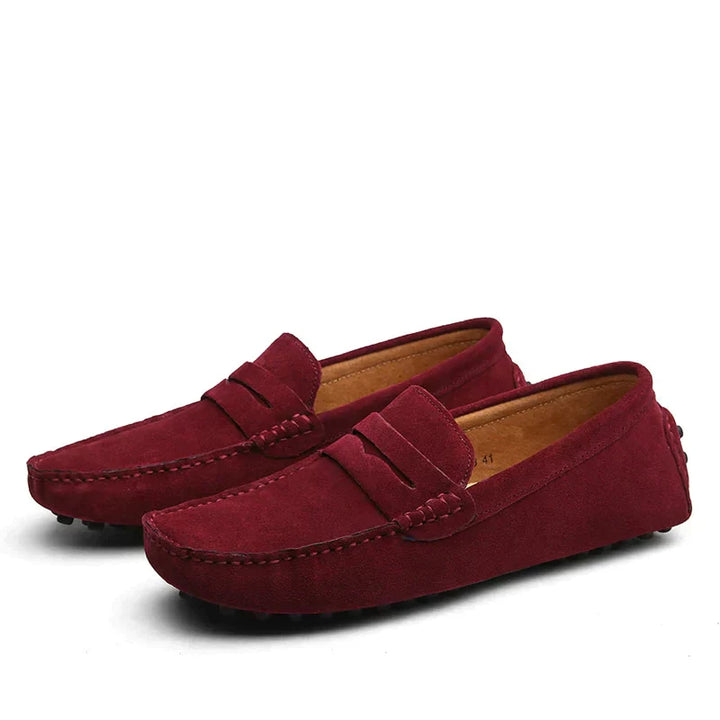 Raymond | Mocassins en daim doux pour hommes