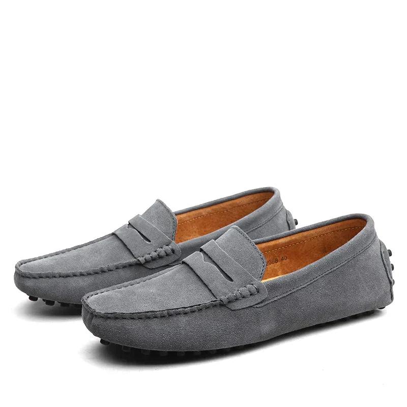 Raymond | Mocassins en daim doux pour hommes