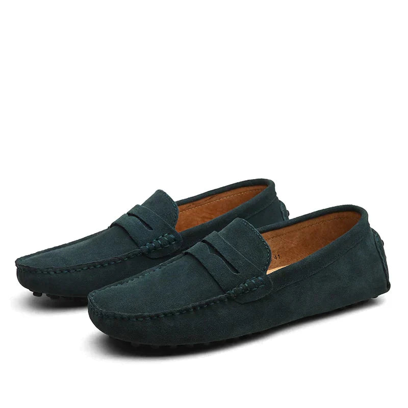 Raymond | Mocassins en daim doux pour hommes