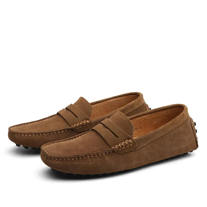 Raymond | Mocassins en daim doux pour hommes