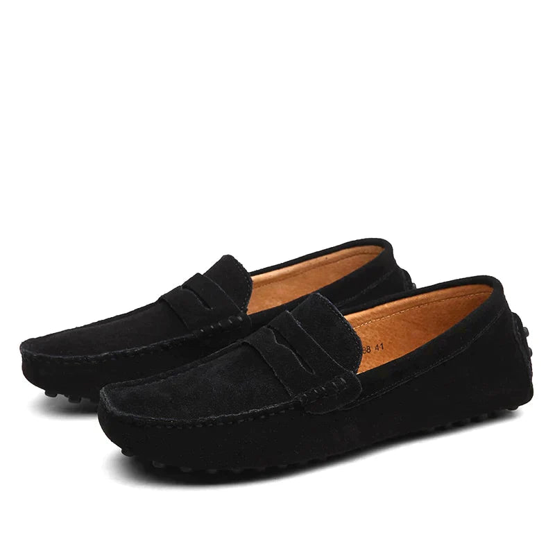 Raymond | Mocassins en daim doux pour hommes