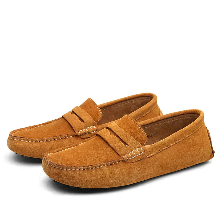 Raymond | Mocassins en daim doux pour hommes