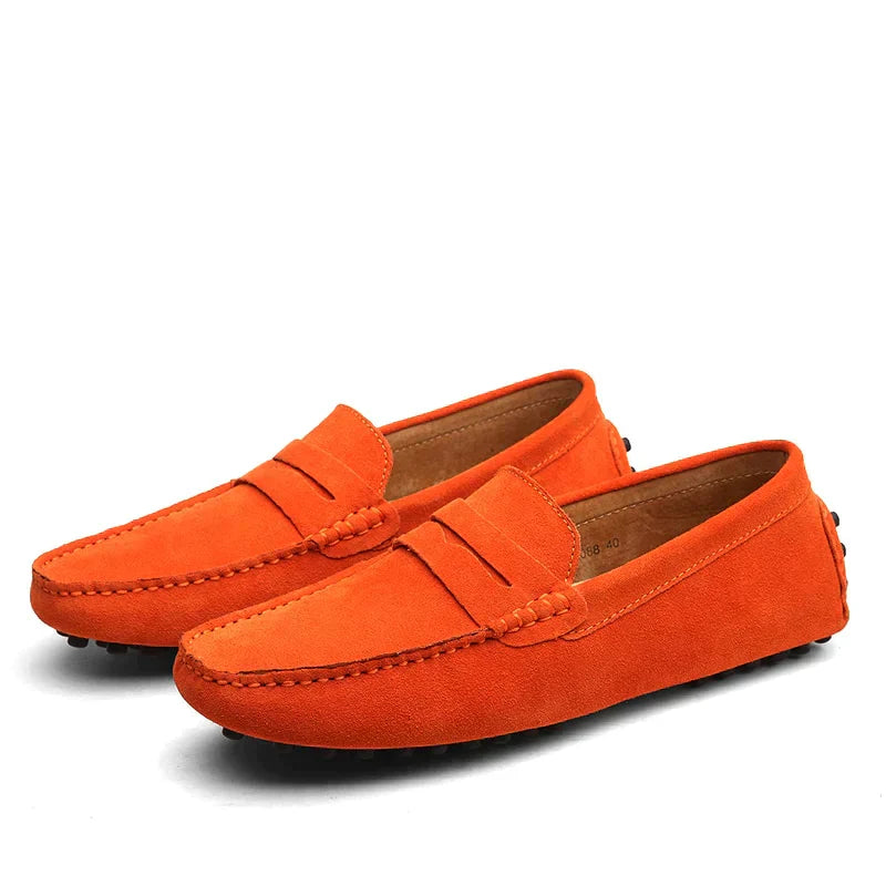 Raymond | Mocassins en daim doux pour hommes