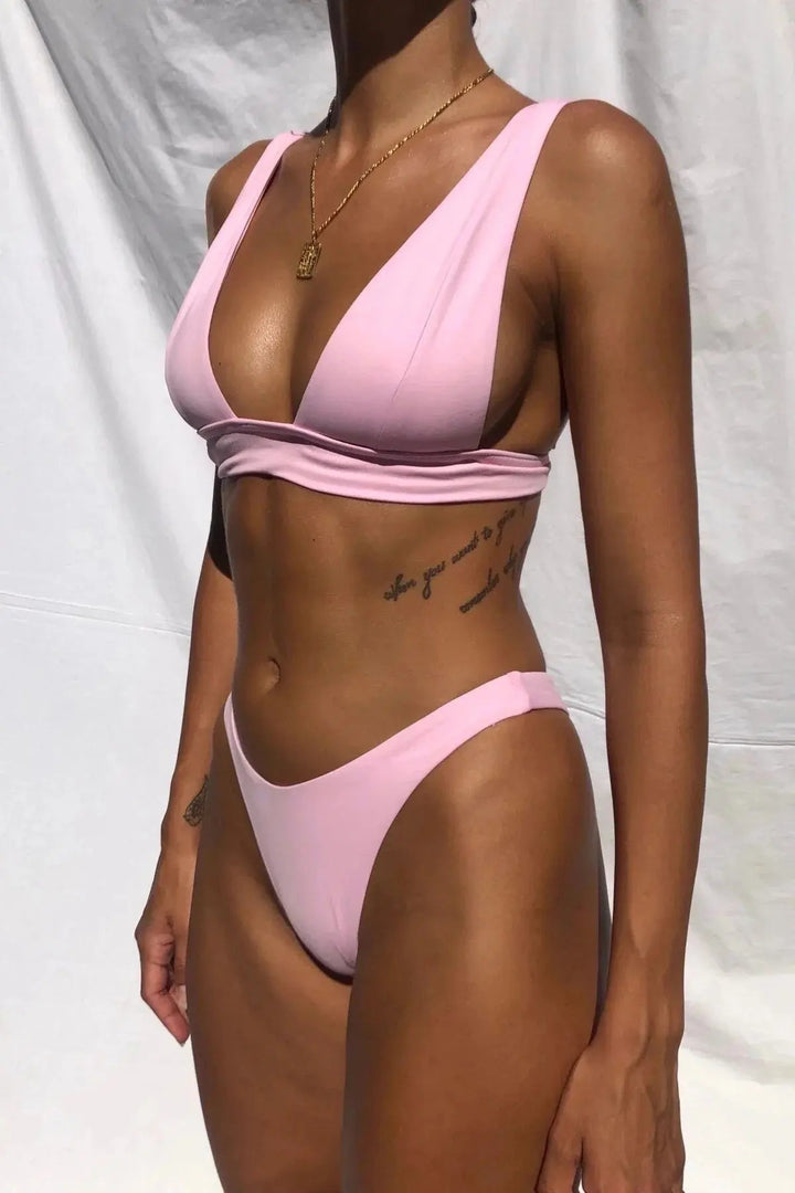 Daphnée | Maillot de Bain pour Femme | Bikini Coupe En V, Structuré & Moderne