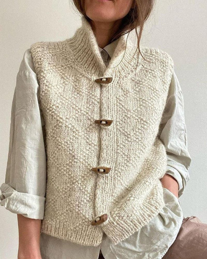 Gilet Femme en Maille Sans Manches