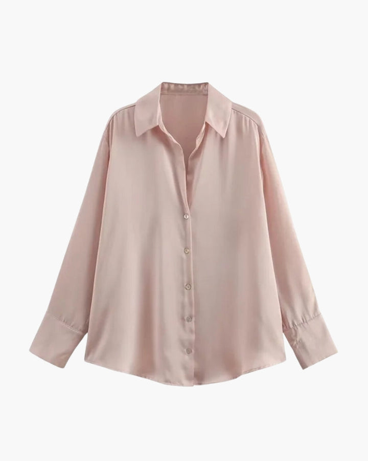 Camille | Blouse à manches longues et boutons pour femmes
