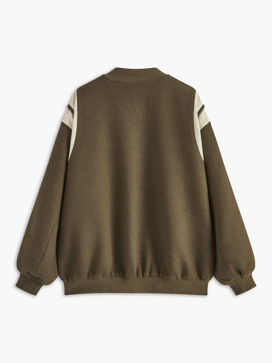 Veste Universitaire Femme Oversize à Manches Contrastées