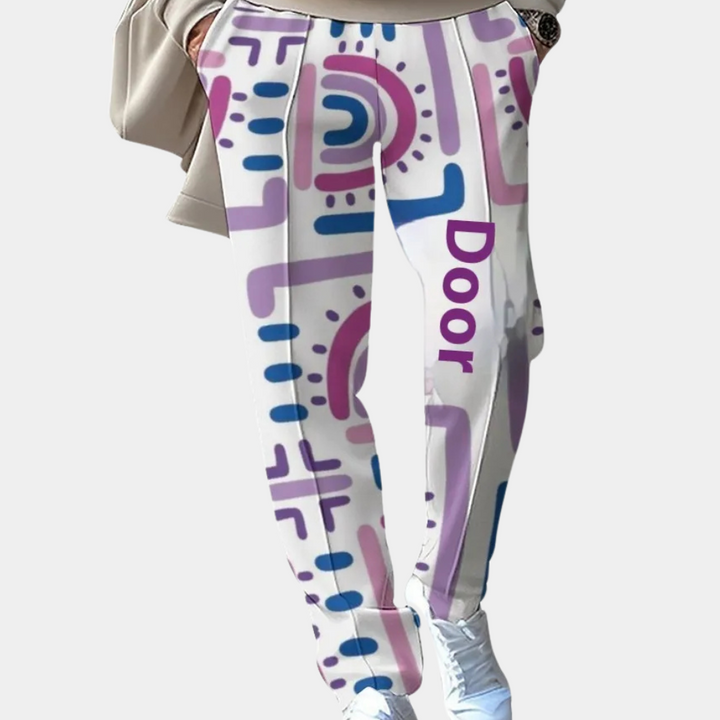 CLAIBORN - Pantalon Décontracté Imprimé pour Hommes