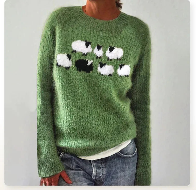 Pull Femme en Maille Style Scandinave