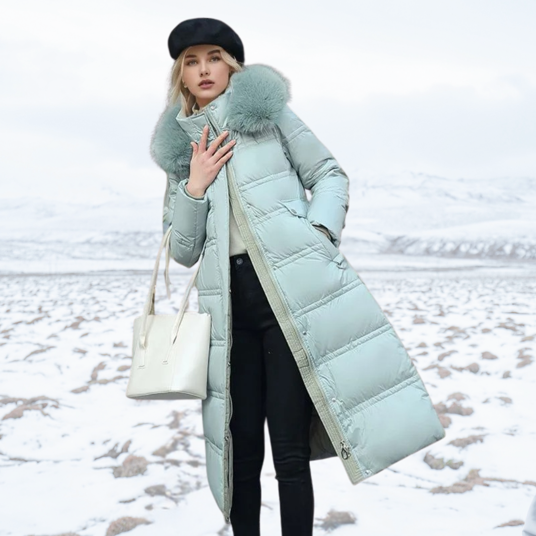 Parka Femme d’Hiver à Capuche en Fausse Fourrure