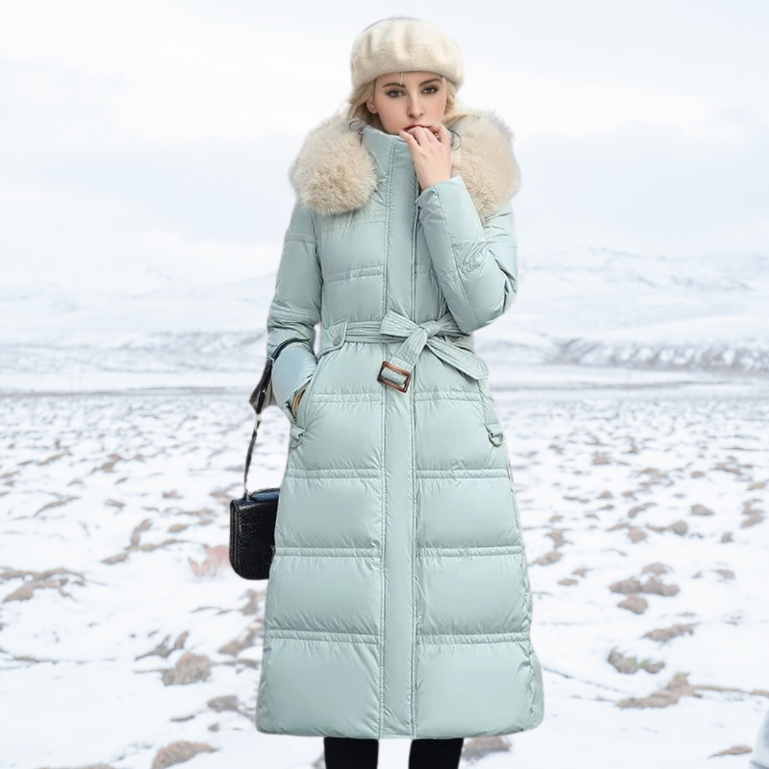 Parka Femme d’Hiver à Capuche en Fausse Fourrure