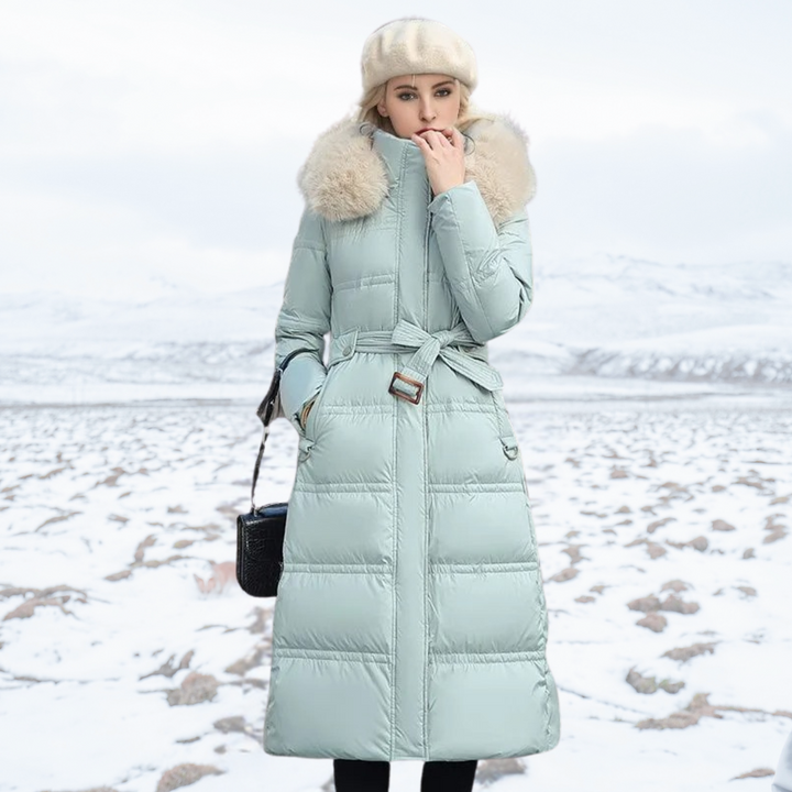 Parka Femme d’Hiver à Capuche en Fausse Fourrure