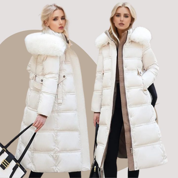 Parka Femme d’Hiver à Capuche en Fausse Fourrure