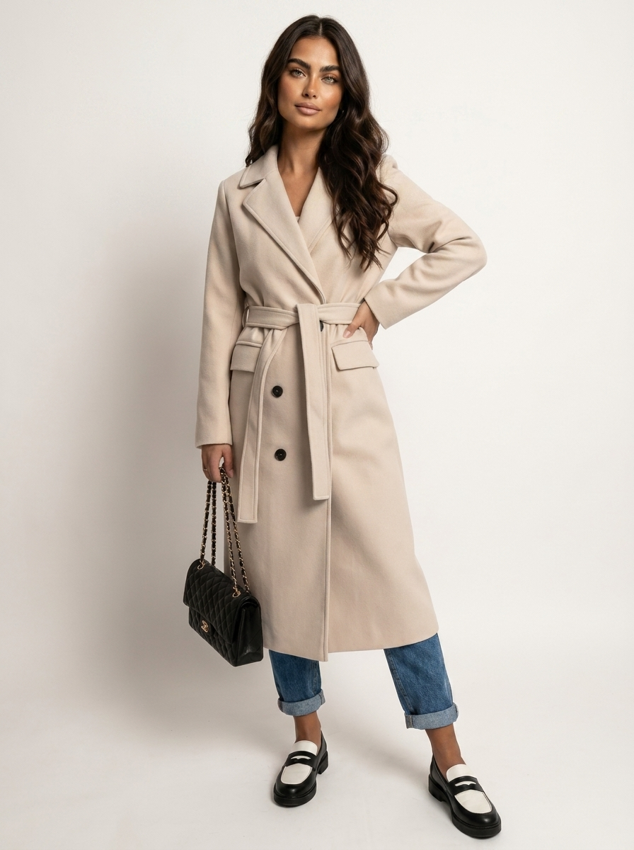 Veste Femme Cintrée Effet Cuir à Fermeture Éclair