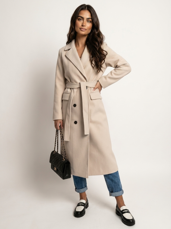 Veste Femme Cintrée Effet Cuir à Fermeture Éclair