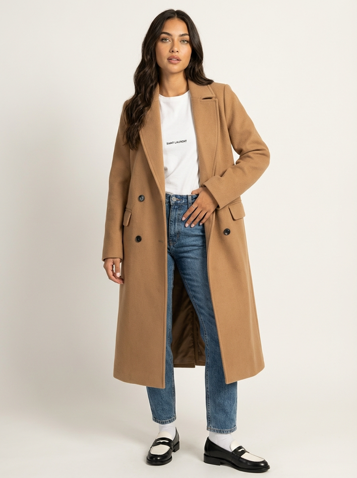Veste Femme Cintrée Effet Cuir à Fermeture Éclair