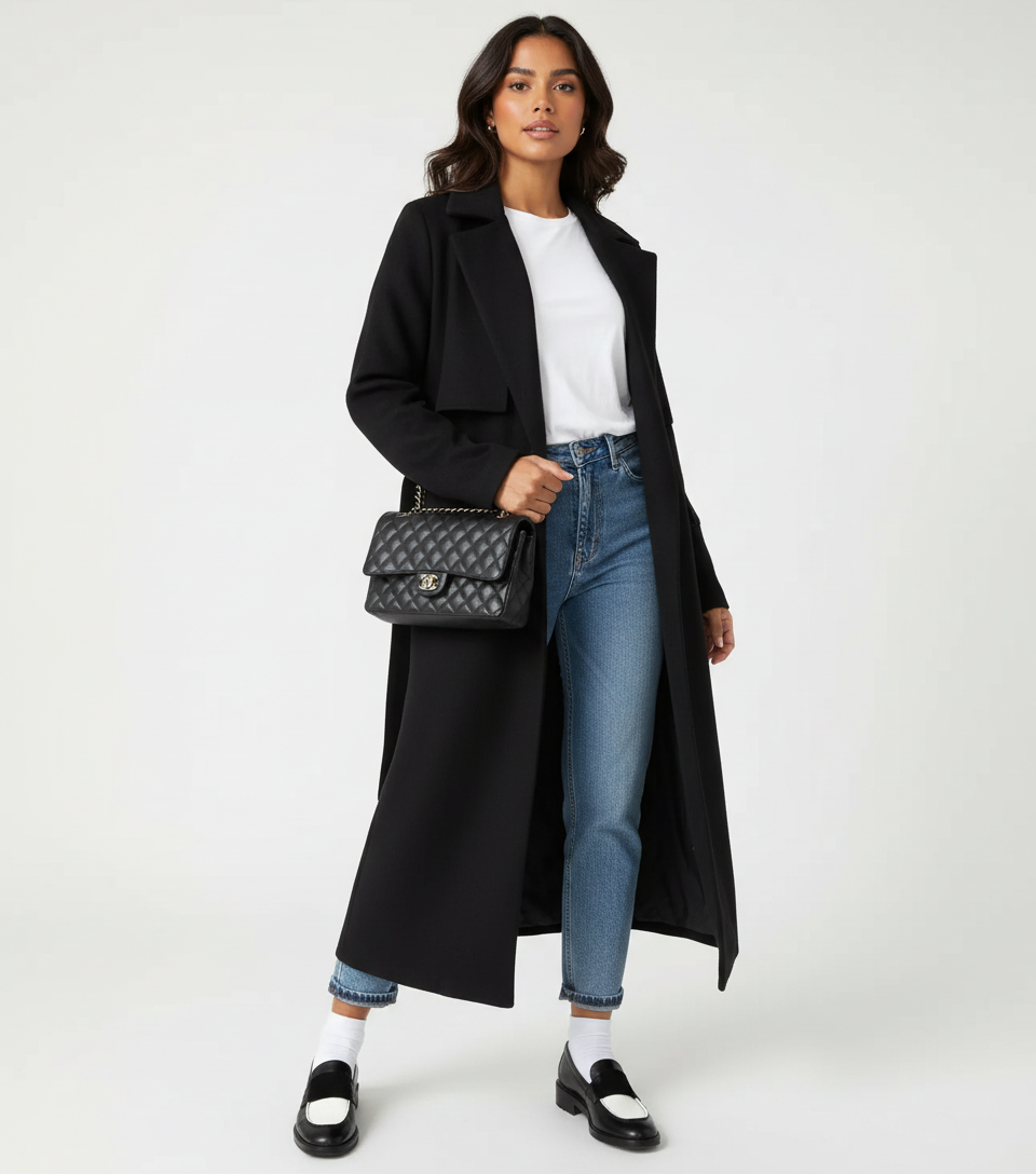 Veste Femme Cintrée Effet Cuir à Fermeture Éclair