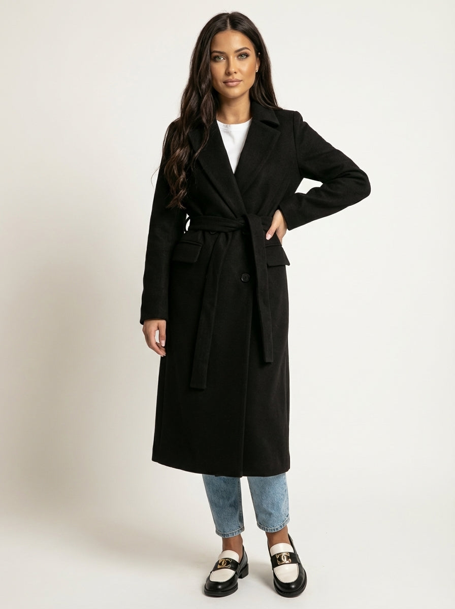 Veste Femme Cintrée Effet Cuir à Fermeture Éclair