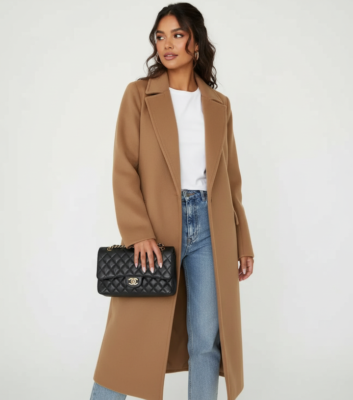 Veste Femme Cintrée Effet Cuir à Fermeture Éclair