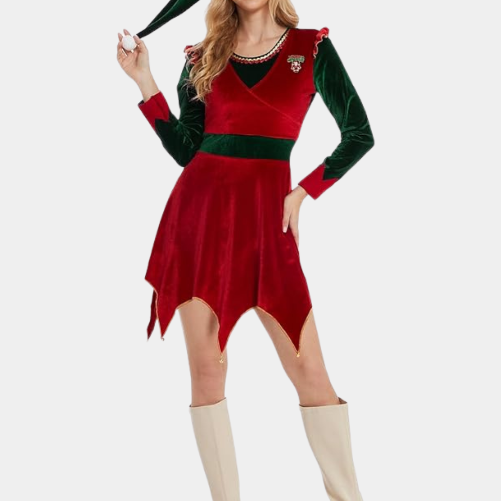 CHARLIZE - Robe de Costumée de Lutin pour Femmes