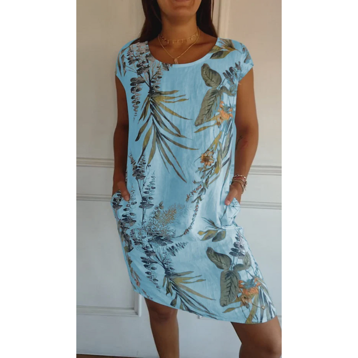 Marjolaine | Robe pour Femme | À Imprimé Floral, Décontractée & Polyvalente