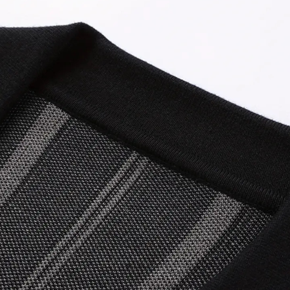 EMILIO - Gilet Rayé Chic pour Hommes en Style Décontracté