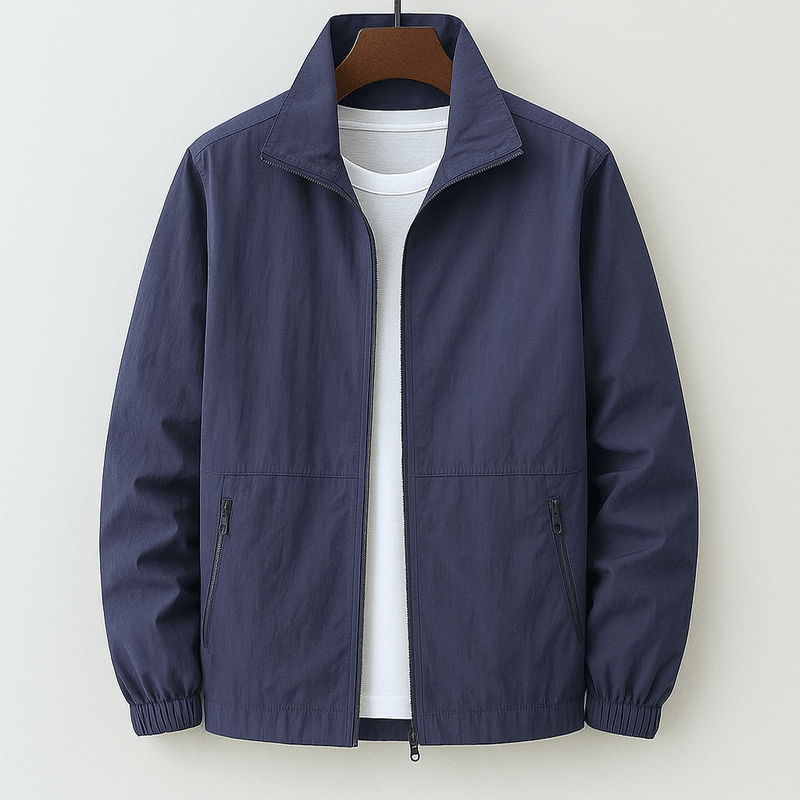 Veste Cargo Militaire Homme en Coton à Col Montant