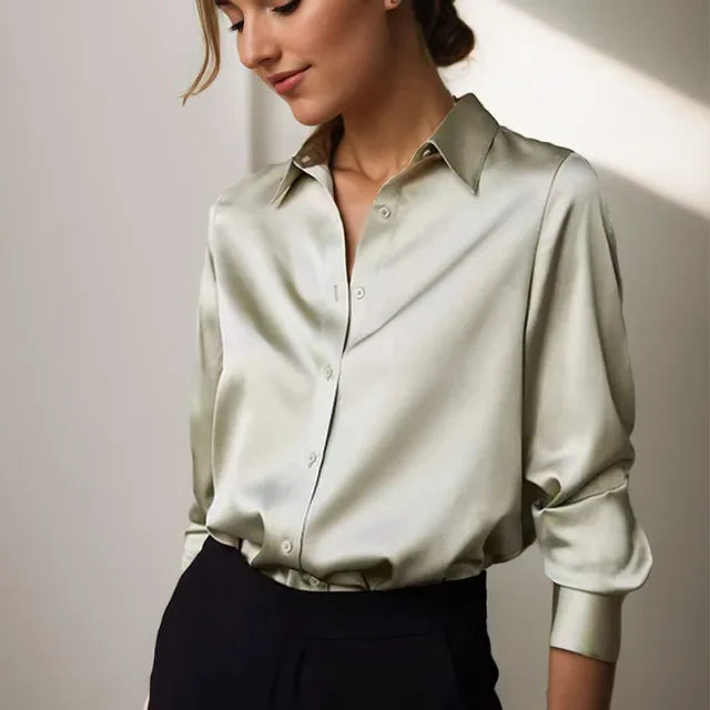 Marion | Blouse classique à manches longues pour femmes