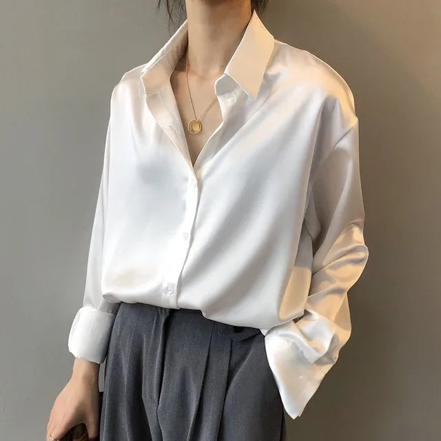 Marion | Blouse classique à manches longues pour femmes