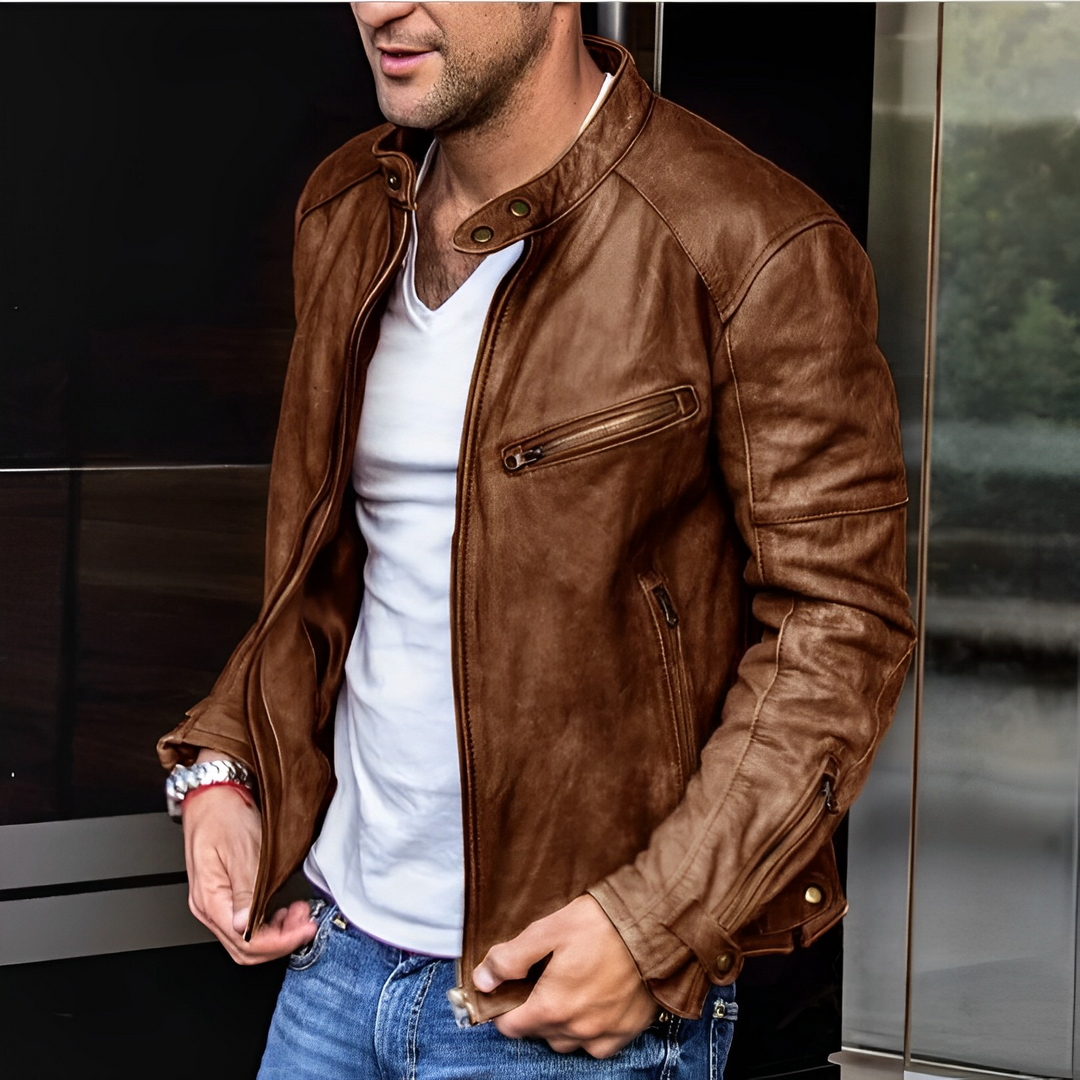 Martial | Veste de motard classique pour hommes