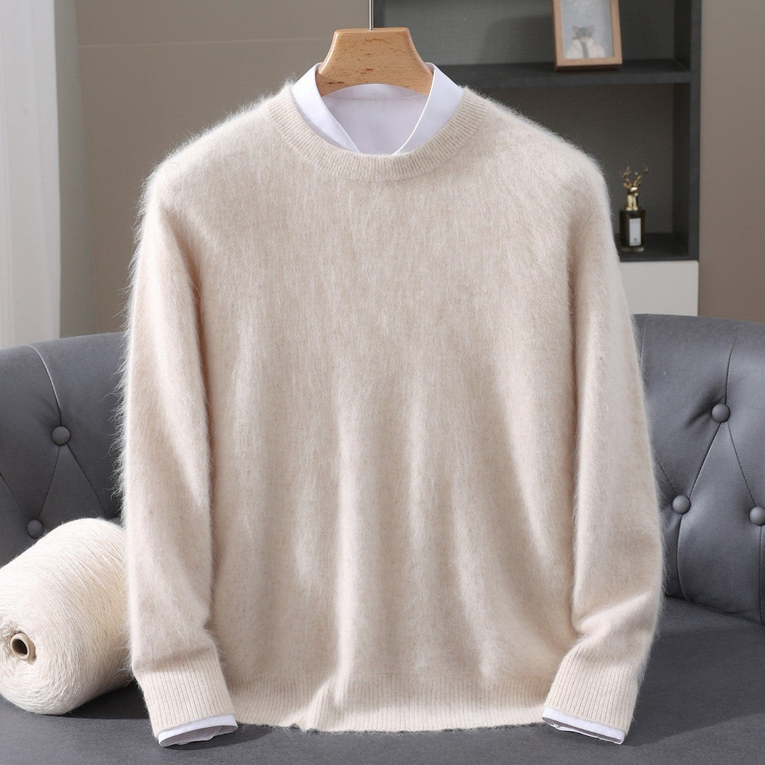 Pull Homme Cachemire Col Rond Manches Longues
