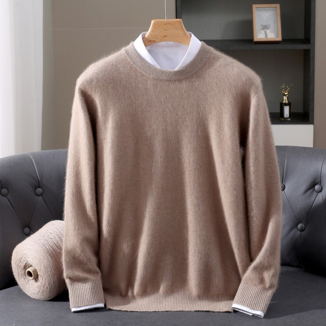 Pull Homme Cachemire Col Rond Manches Longues