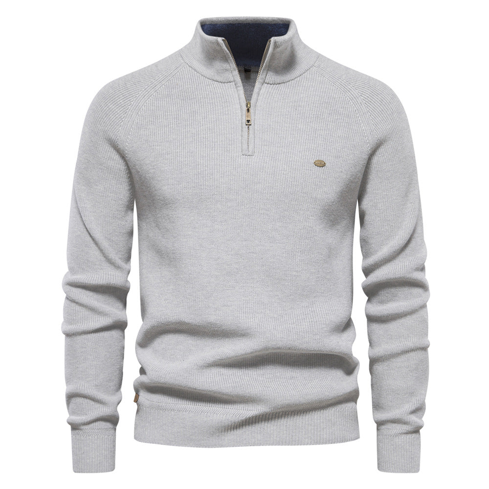 Pull Homme Demi-Zip