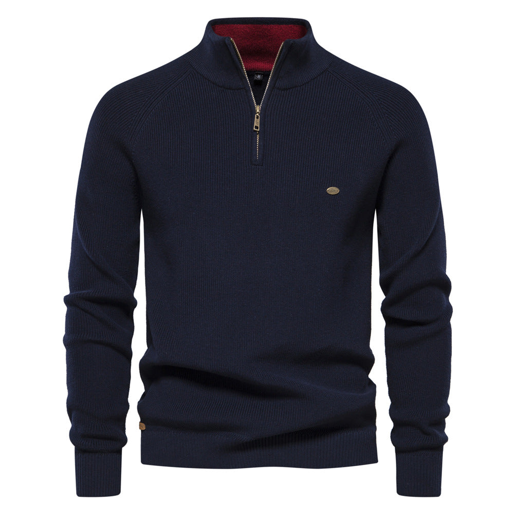 Pull Homme Demi-Zip