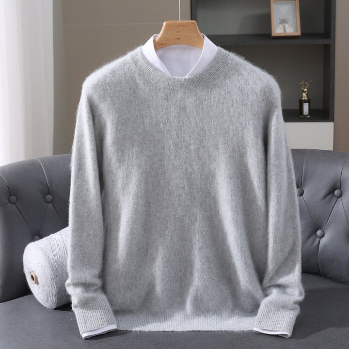 Pull Homme Cachemire Col Rond Manches Longues