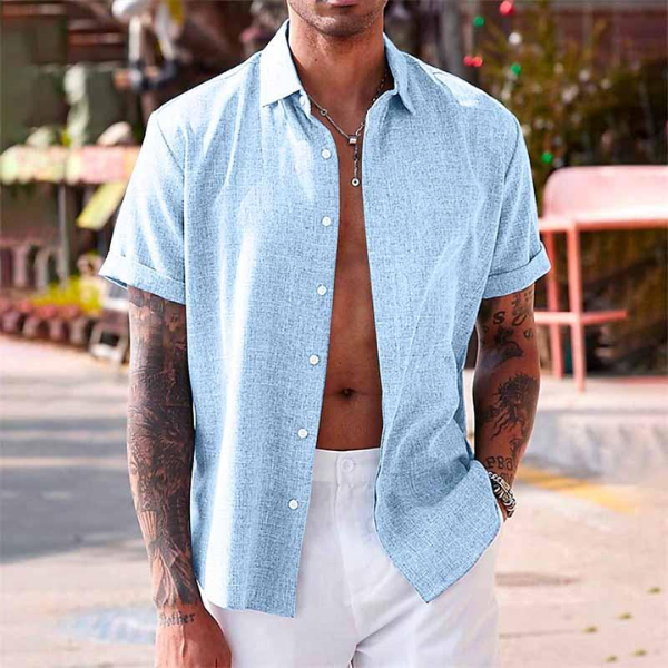 Louis | Chemise classique à manches courtes pour hommes