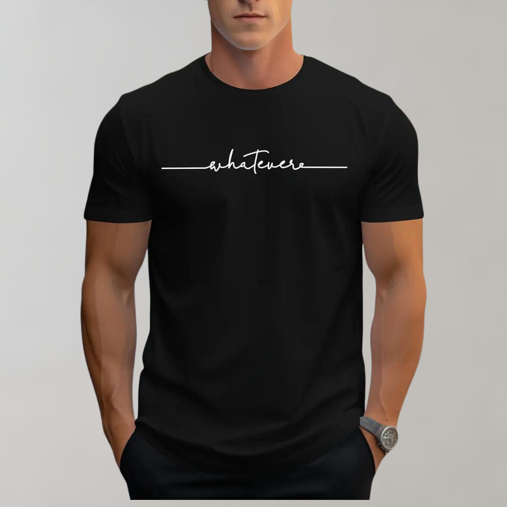 Kay - T-shirt homme à col rond détendu et élégant