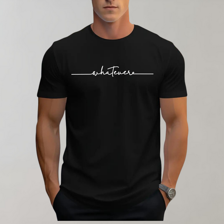 Kay - T-shirt homme à col rond détendu et élégant