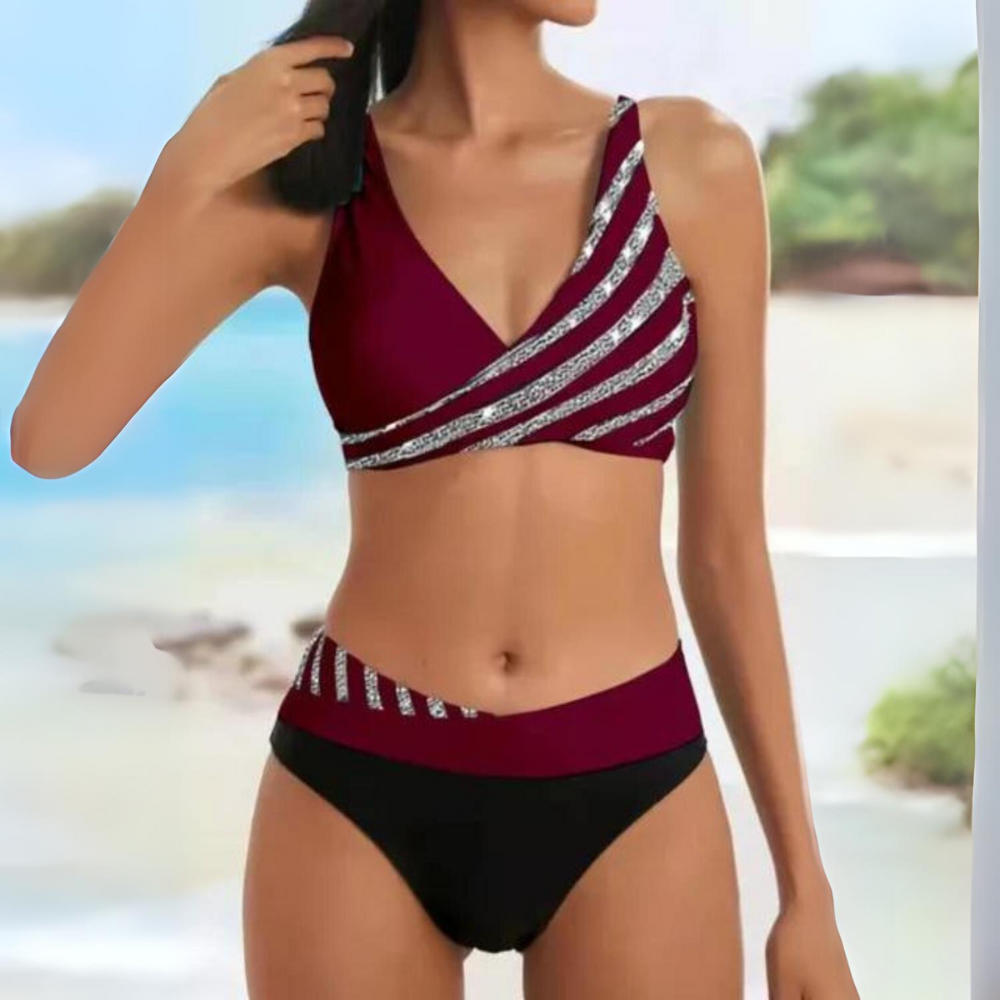 Marguerite | Bikini à décolleté en V pour femmes