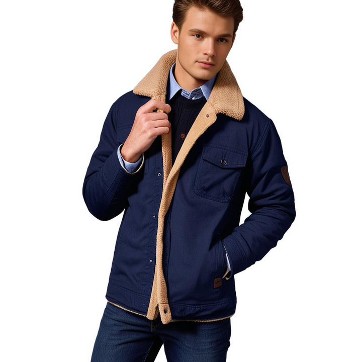 Dirk - Veste bombardier vintage pour homme