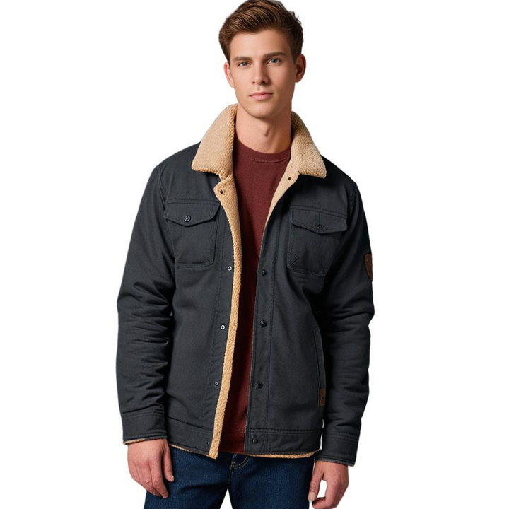 Dirk - Veste bombardier vintage pour homme