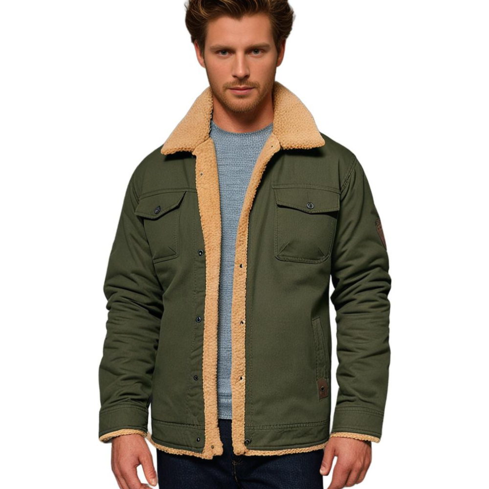 Dirk - Veste bombardier vintage pour homme
