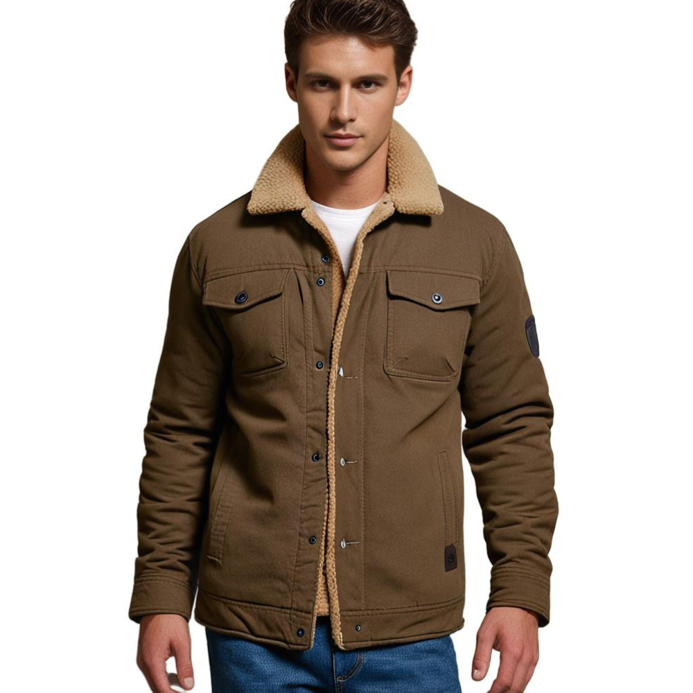 Dirk - Veste bombardier vintage pour homme