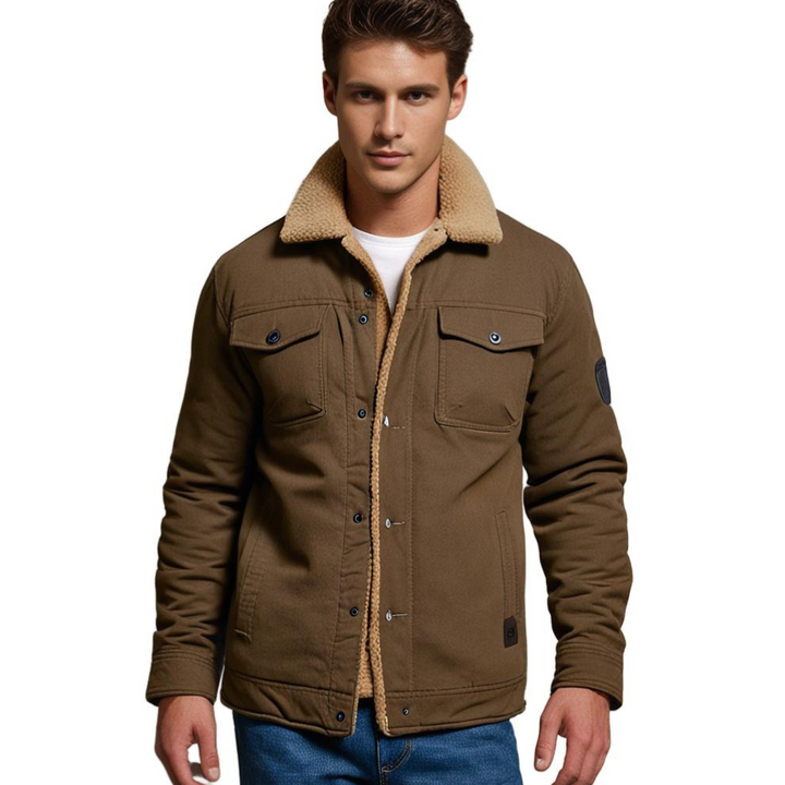 Dirk - Veste bombardier vintage pour homme