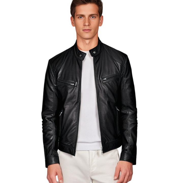 Mikel - Veste en cuir pour homme